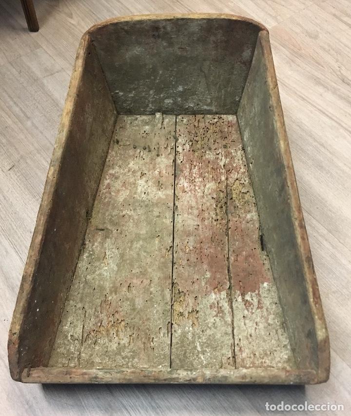 Antig&uuml;edades: Cuna de madera antigua - Foto 1