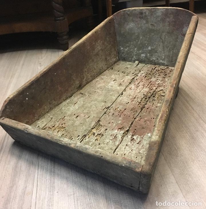 Antig&uuml;edades: Cuna de madera antigua - Foto 2
