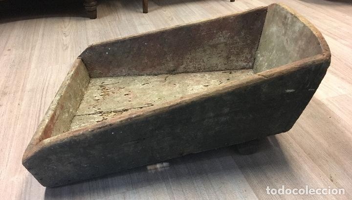 Antig&uuml;edades: Cuna de madera antigua - Foto 3