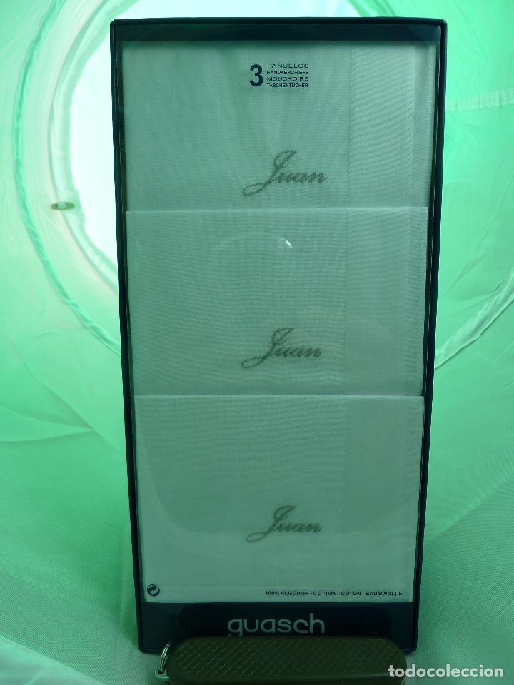 Antig&uuml;edades: ESTUCHE CON 3 PA&Ntilde;UELOS GUASCH - Foto 1