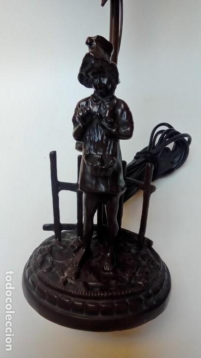 Antig&uuml;edades: lampara de mesa - Foto 2