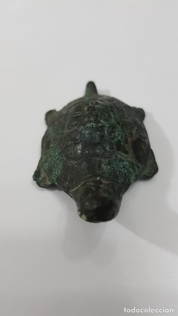 Antig&uuml;edades: TORTUGA DE BRONCE - Foto 2