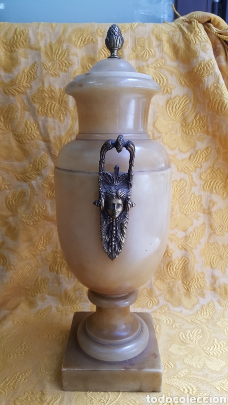 Antig&uuml;edades: JARR&Oacute;N DE ALABASTRO ANTIGUO - Foto 8