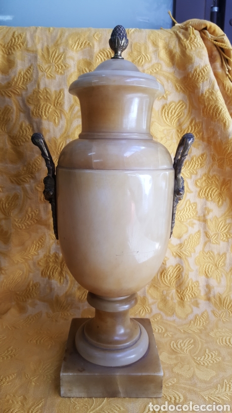 Antig&uuml;edades: JARR&Oacute;N DE ALABASTRO ANTIGUO - Foto 13
