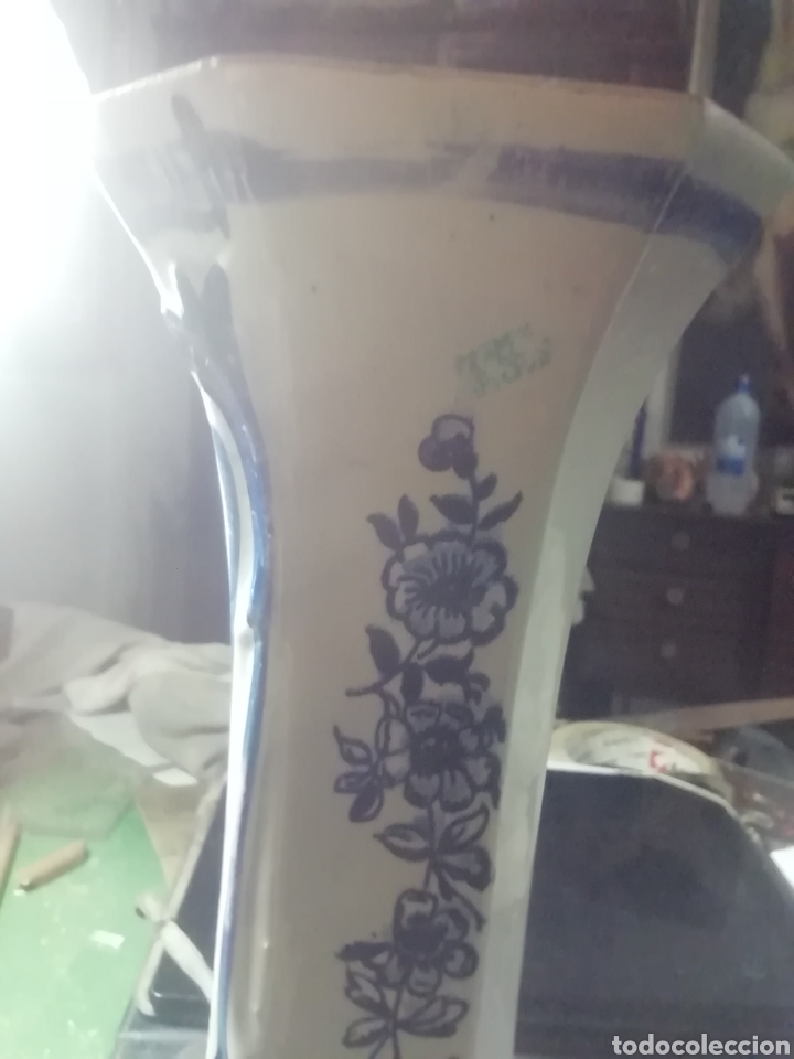 Antig&uuml;edades: Pareja de jarrones deft blue - Foto 1