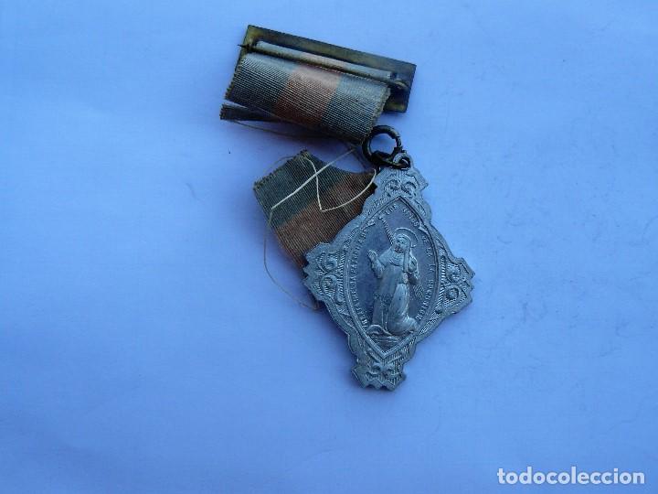 Antig&uuml;edades: MEDALLA ANTIGUA BEATA IMELDA PRIMERA COMUNION - Foto 2