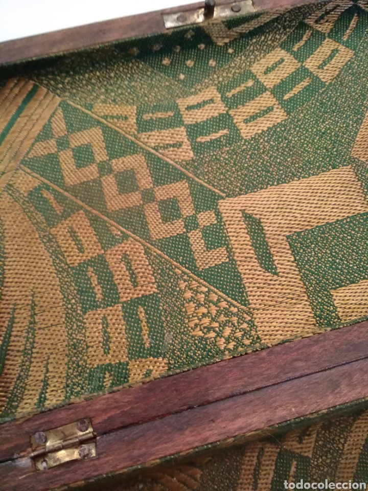 Antig&uuml;edades: Caja de taracea siglo XIX - Foto 2