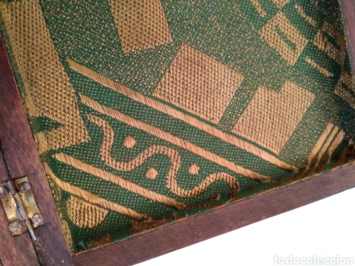 Antig&uuml;edades: Caja de taracea siglo XIX - Foto 3