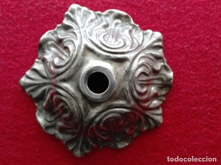 Antig&uuml;edades: PIEZA DE LATON DORADO PARA LAMPARA - Foto 3
