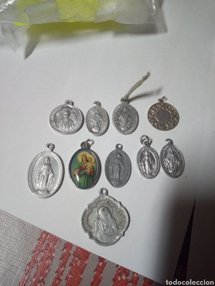 Antig&uuml;edades: LOTE DE MEDALLAS RELIGIOSAS - Foto 3