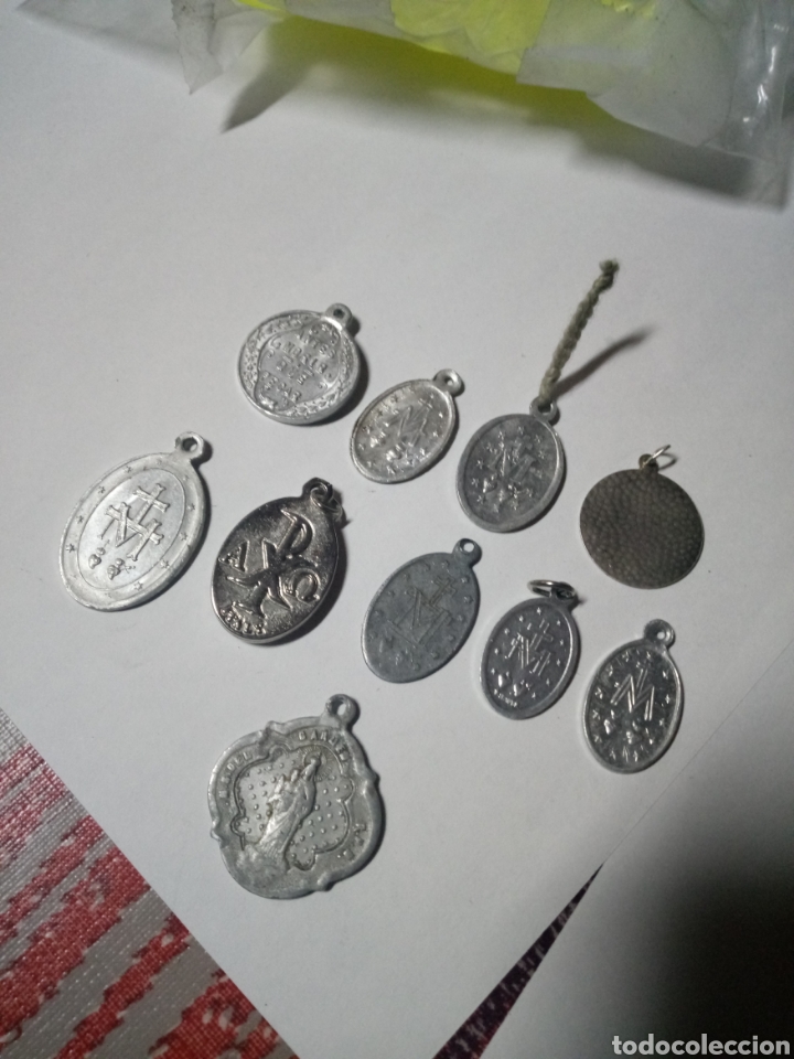 Antig&uuml;edades: LOTE DE MEDALLAS RELIGIOSAS - Foto 2