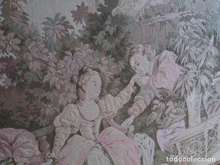 Antig&uuml;edades: TAPIZ ANTIGUO ENMARCADO - Foto 3