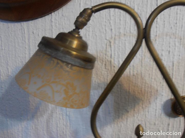 Antig&uuml;edades: LAMPARA CON DOS LUCES, MUY DECORATIVA - Foto 2