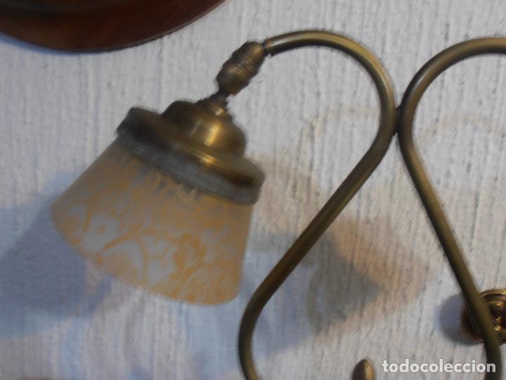 Antig&uuml;edades: LAMPARA CON DOS LUCES, MUY DECORATIVA - Foto 4