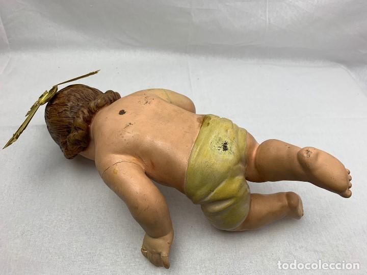 Antig&uuml;edades: NI&Ntilde;O JESUS  PASTA MADERA - Foto 2