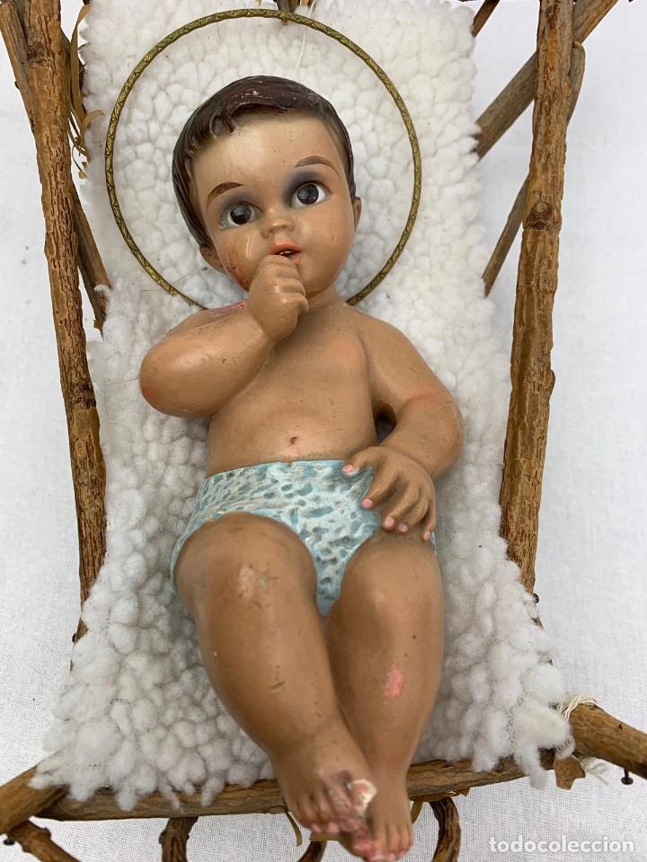Antig&uuml;edades: NI&Ntilde;O JESUS EN SU CUNA - Foto 1