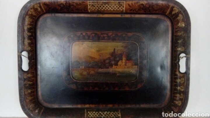 Antig&uuml;edades: Bandeja antigua - Foto 4