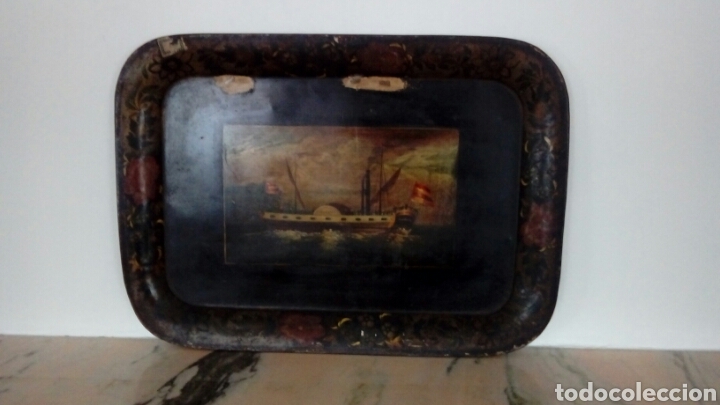 Antig&uuml;edades: Bandeja antigua - Foto 1
