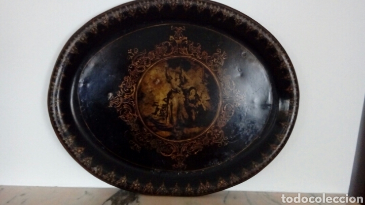 Antig&uuml;edades: Bandeja antigua - Foto 2