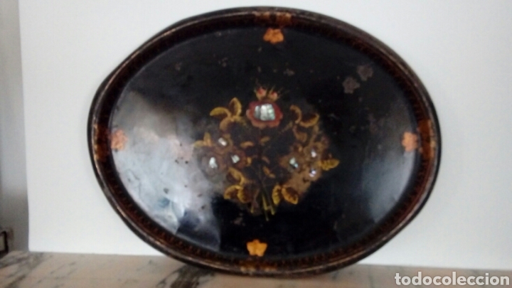 Antig&uuml;edades: Bandeja antigua. - Foto 1