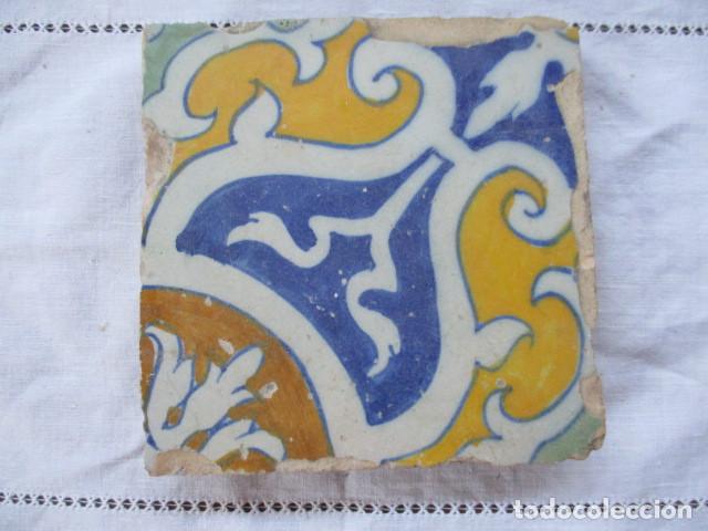 Antig&uuml;edades: Azulejo del siglo XVII - Foto 1