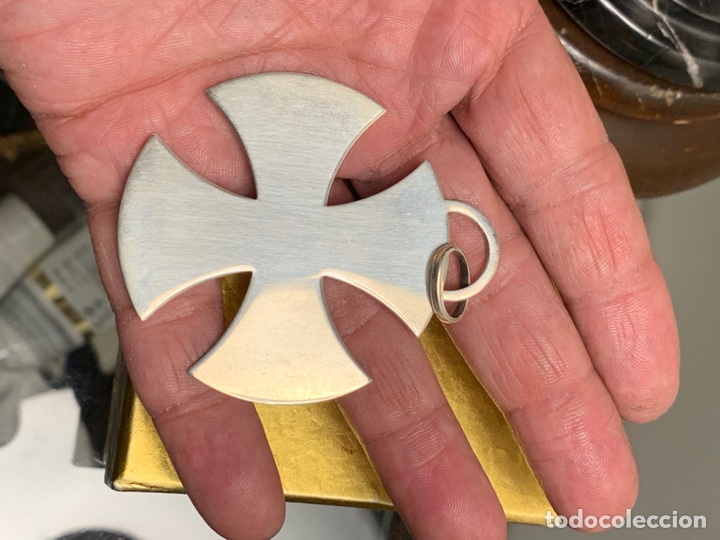 Antig&uuml;edades: Cruz Pectoral de plata - Foto 8