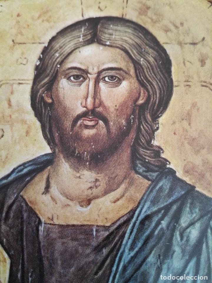 Antig&uuml;edades: Tabla de madera con busto de Jes&uacute;s impresa - Foto 5