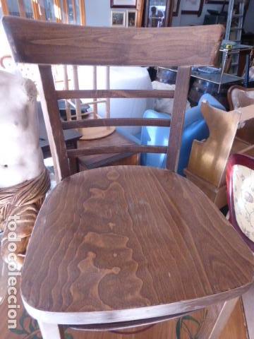 Antig&uuml;edades: SILLA DE MADERA ESTILO TONET - Foto 3