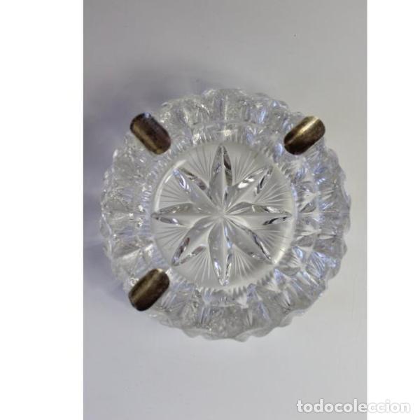 Antig&uuml;edades: Antiguo cenicero de murano y plata - Foto 4