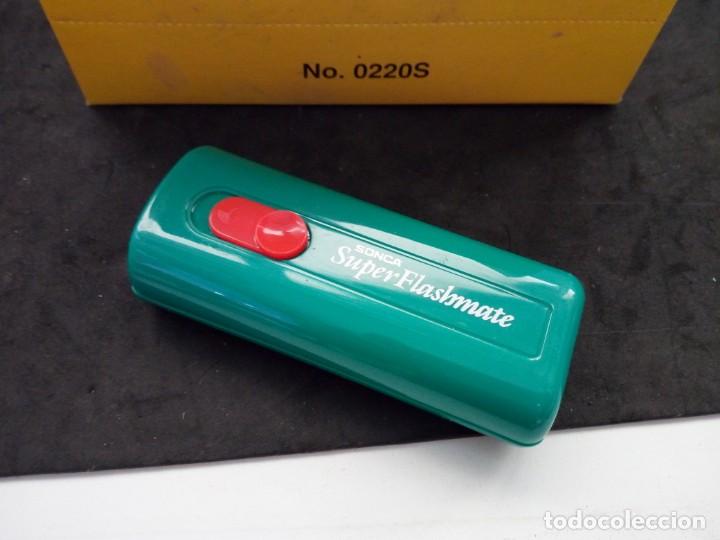 Antig&uuml;edades: CAJA DE ANTIGUAS LINTERNAS. SONCA. SUPER FLASHMATE. SIN USAR - Foto 3