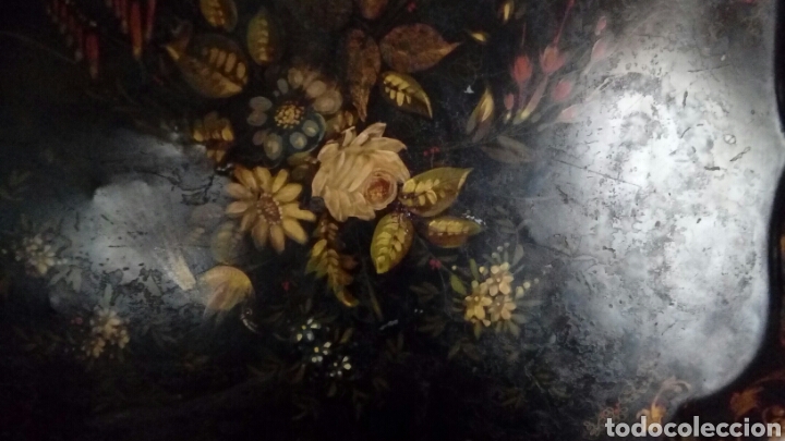 Antig&uuml;edades: Bandeja isabelina pintada. - Foto 2
