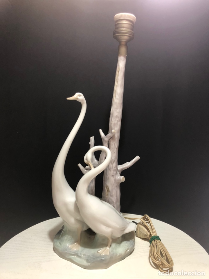 Antig&uuml;edades: REF: PP122A &ldquo;L&Aacute;MPARA DE CISNES&rdquo; LLADR&Oacute; - Foto 2