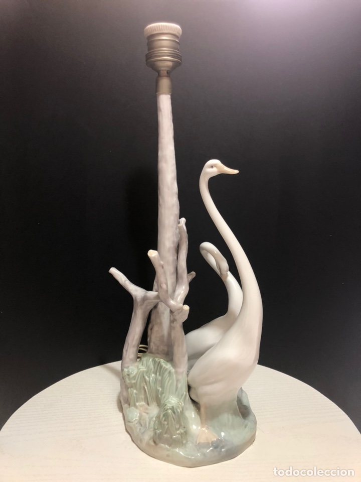 Antig&uuml;edades: REF: PP122A &ldquo;L&Aacute;MPARA DE CISNES&rdquo; LLADR&Oacute; - Foto 3
