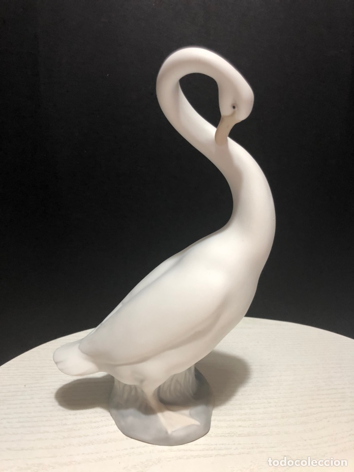 Antig&uuml;edades: REF: PP122M y PP132M &ldquo;PAREJA DE CISNES MATE&rdquo; LLADR&Oacute; - Foto 3