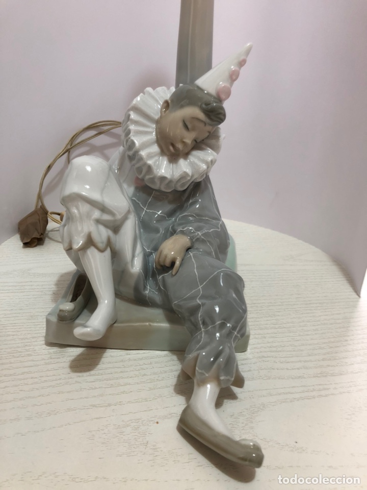 Antig&uuml;edades: REF: 01004580A &ldquo;L&Aacute;MPARA NI&Ntilde;O PIERROT MACIZO&rdquo; LLADR&Oacute; - Foto 4