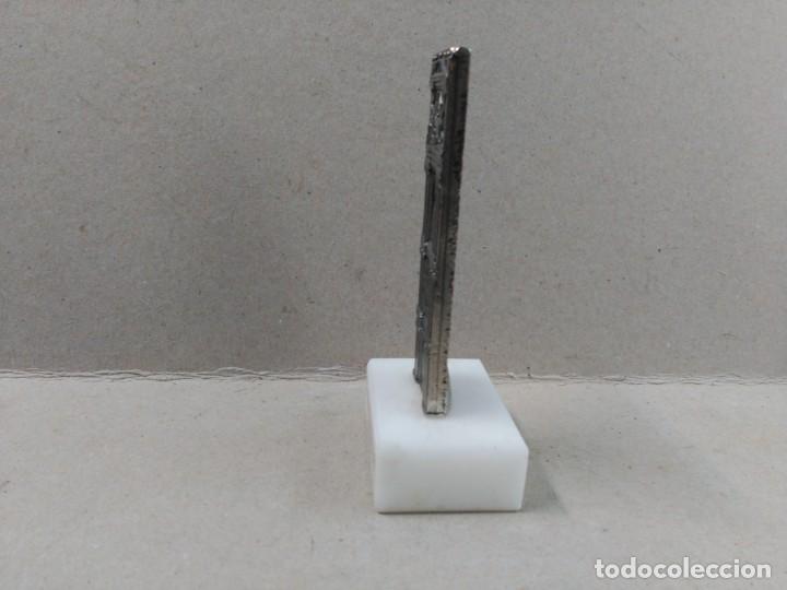 Antig&uuml;edades: SARGA DE SAN EUTROPIO, EL ESPINAR, EN METAL Y BASE DE MARMOL - Foto 7
