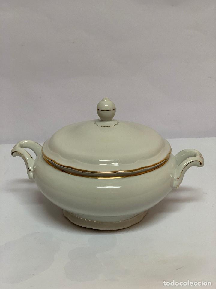 Antigüedades: SOPERA PORCELANA SANTA CLARA ORIGINAL AÑOS 50 ¡NUEVA!