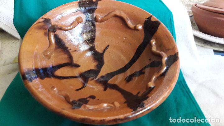 Antig&uuml;edades: Plato o frutero ceramica antigua catal&aacute;n