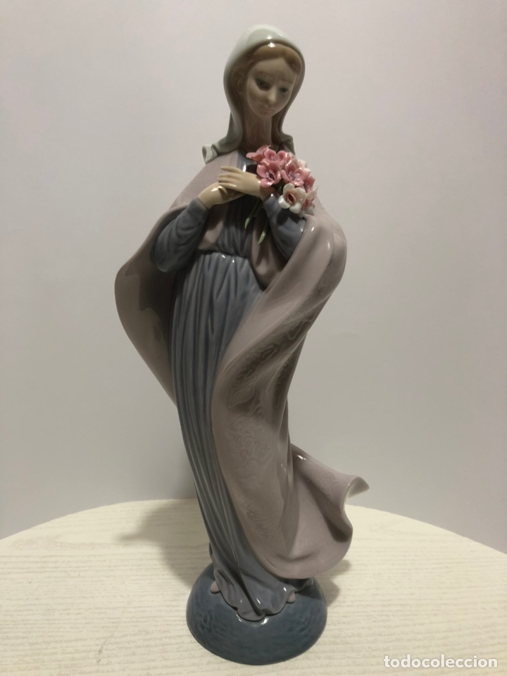 Antig&uuml;edades: REF: 01005171 &ldquo;VIRGEN CON RAMO&rdquo; LLADR&Oacute; - Foto 2
