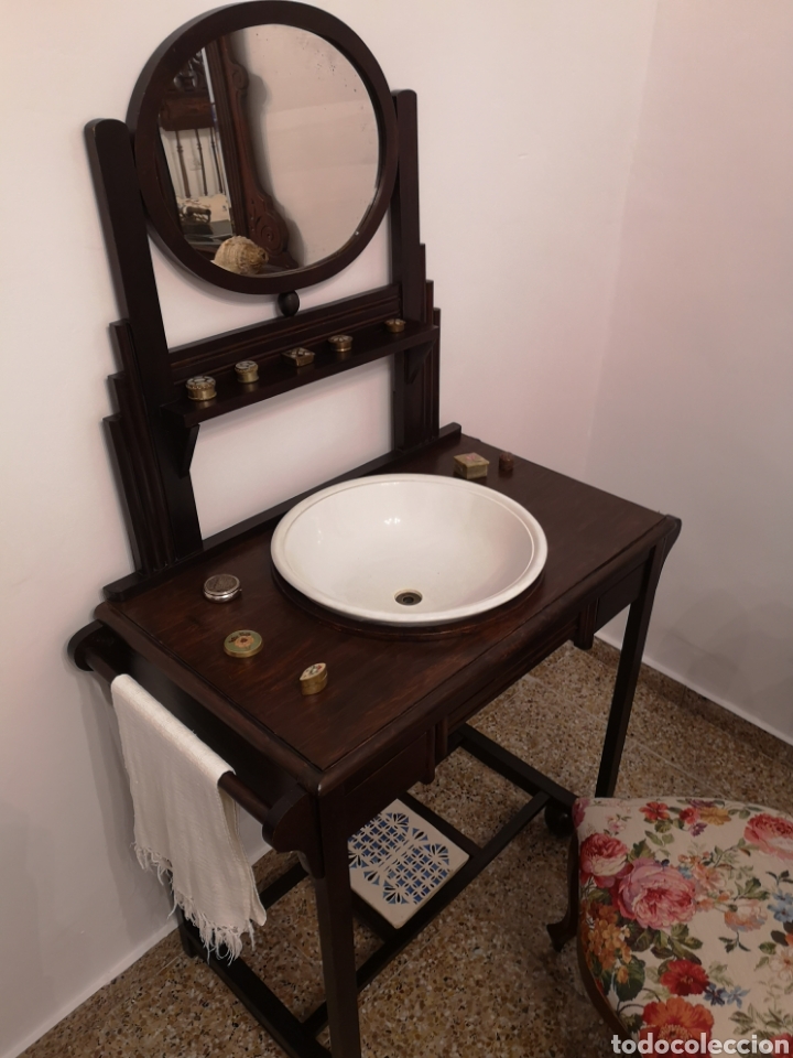 Antig&uuml;edades: Palanganero art dec&oacute; - Foto 3
