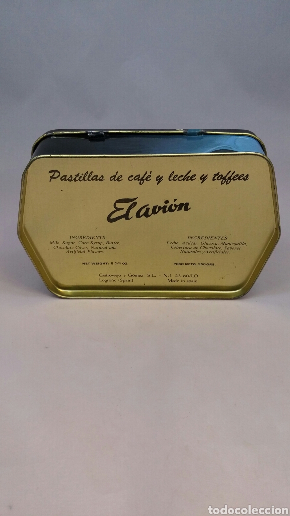 Antig&uuml;edades: Caja hojalata El Avion - Foto 3