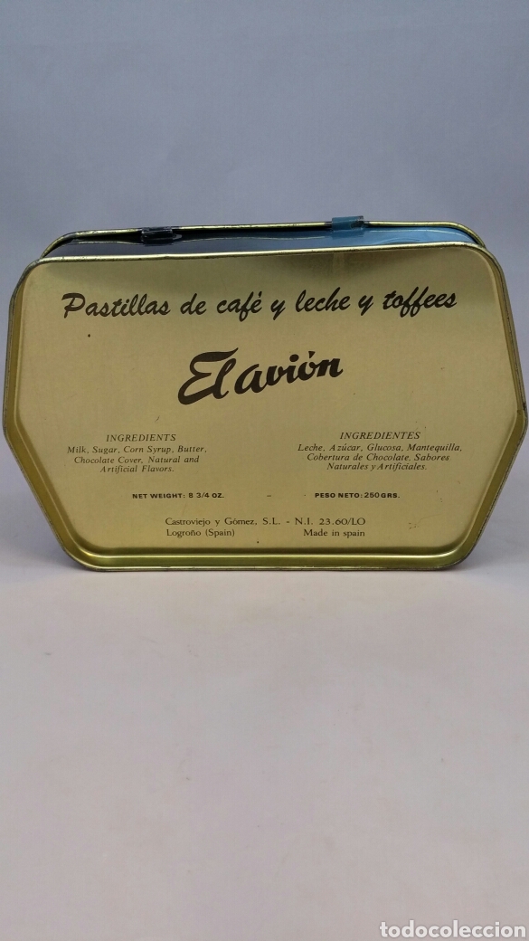 Antig&uuml;edades: Caja hojalata El Avion - Foto 5
