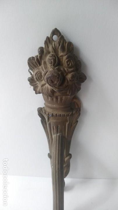 Antig&uuml;edades: Aplique candelabro de laton o bronce - Foto 6