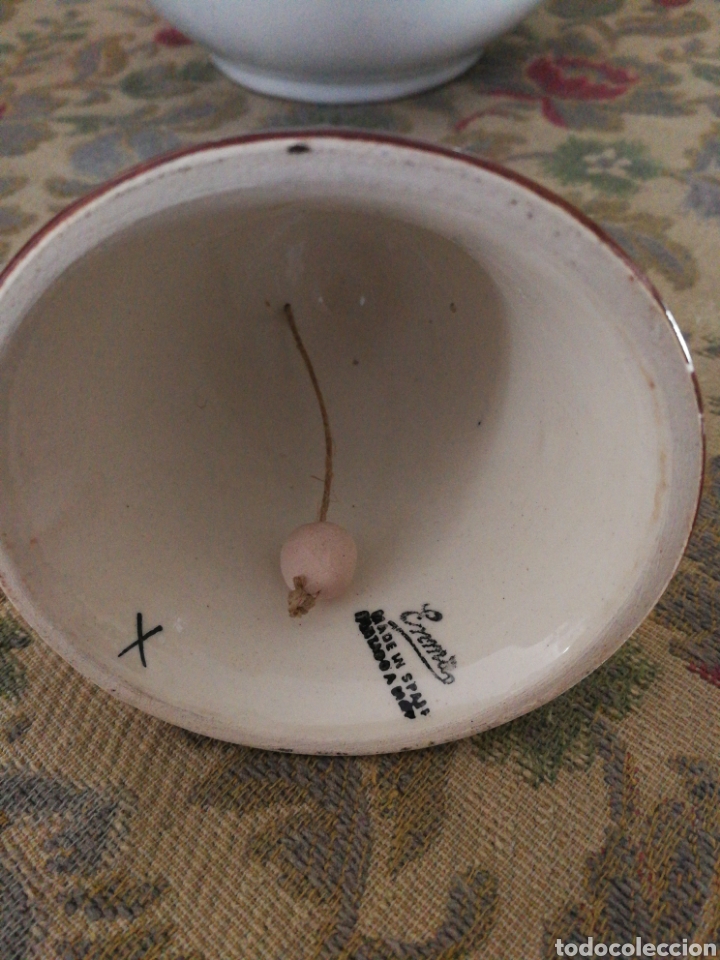 Antig&uuml;edades: CAMPANILLA DE PORCELANA - Foto 2