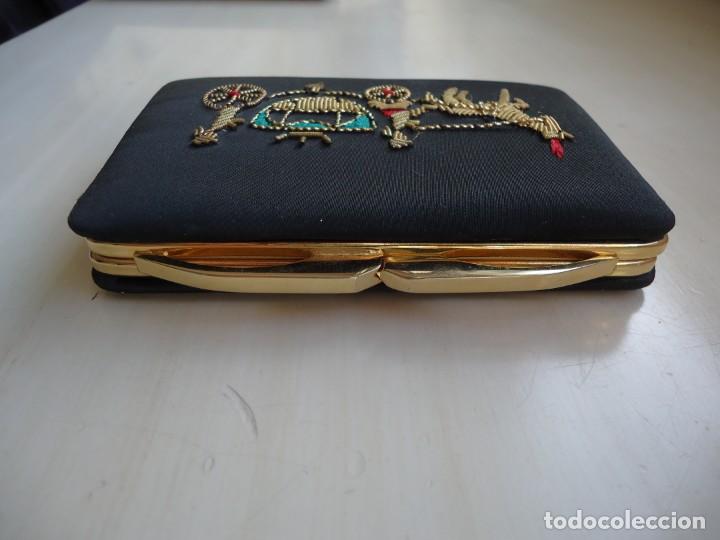 Antig&uuml;edades: MONEDERO DE MANO EN SEDA Y ORO - Foto 2