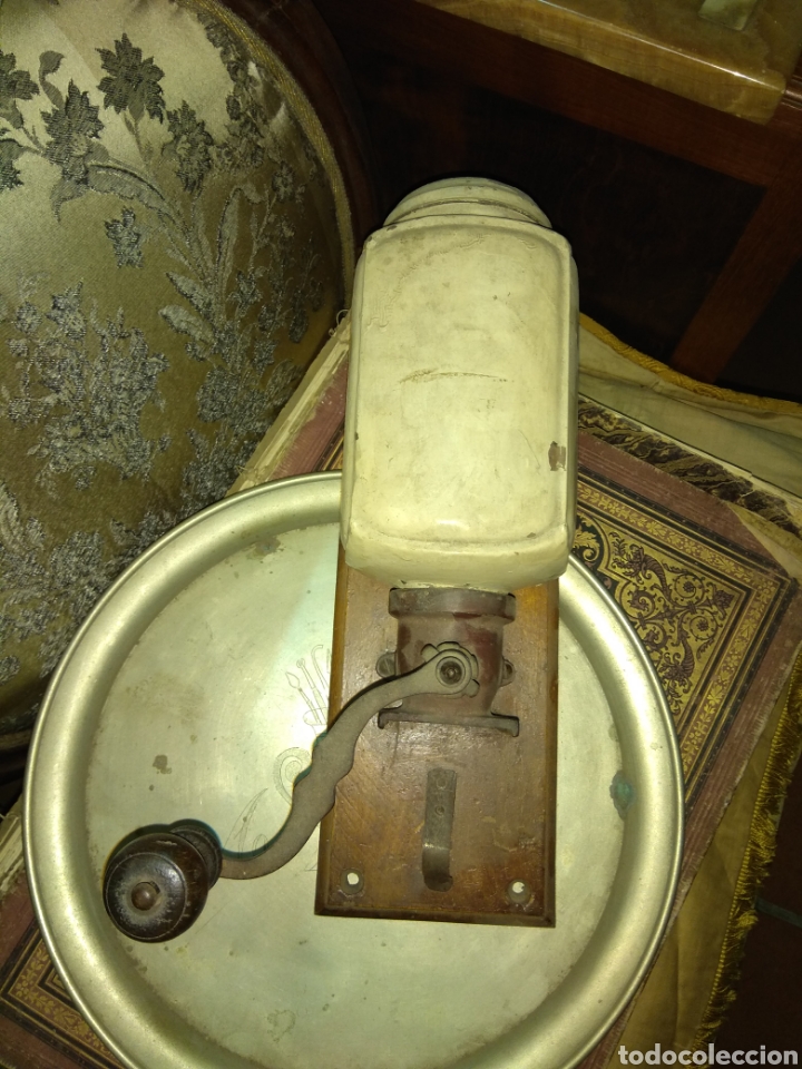 Oggetti Antichi: Antiguo Molinillo de Caf&eacute; Elma de Pared