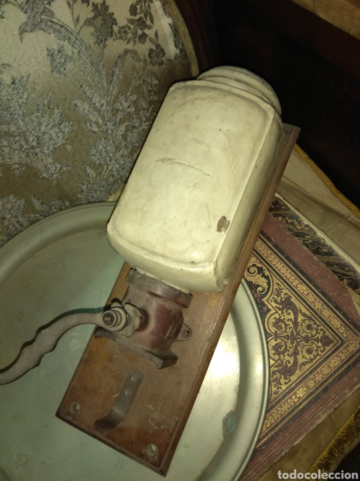 Antig&uuml;edades: Antiguo Molinillo de Caf&eacute; Elma de Pared - Foto 2