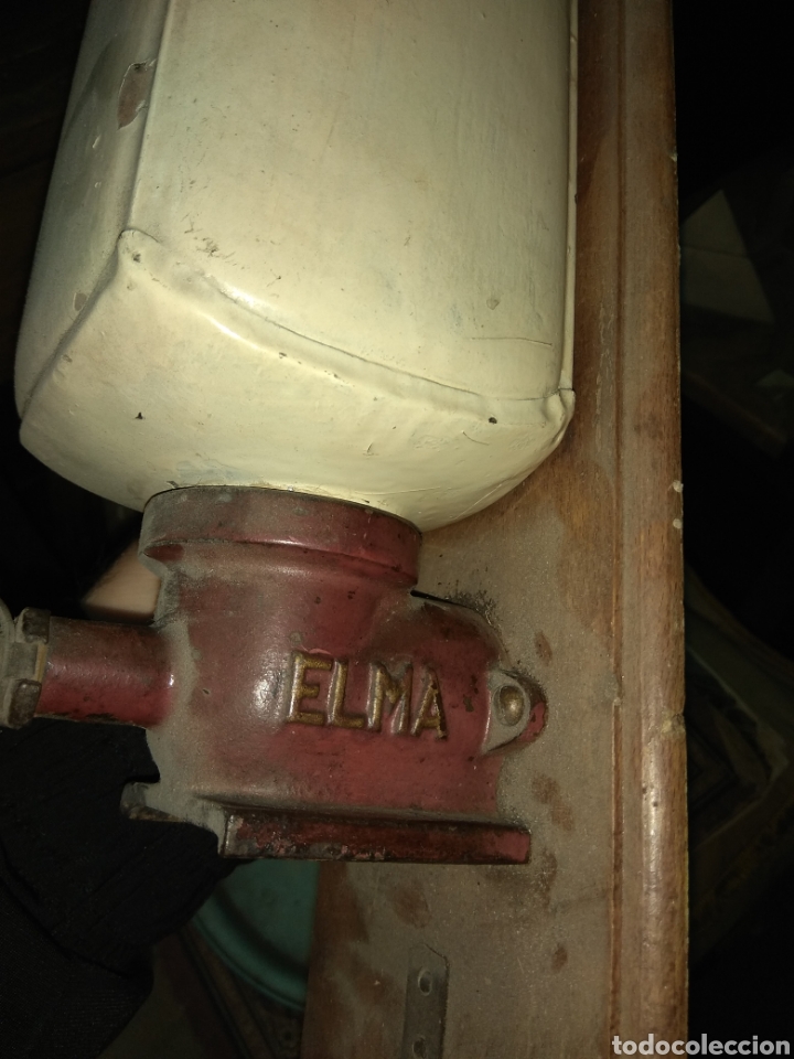 Antig&uuml;edades: Antiguo Molinillo de Caf&eacute; Elma de Pared - Foto 5