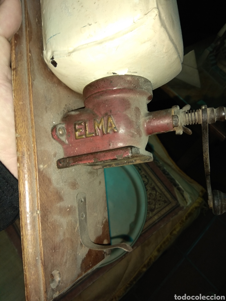 Antig&uuml;edades: Antiguo Molinillo de Caf&eacute; Elma de Pared - Foto 7