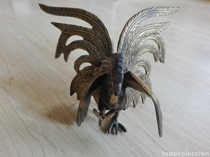 Antig&uuml;edades: Gallo de bronce - Foto 1